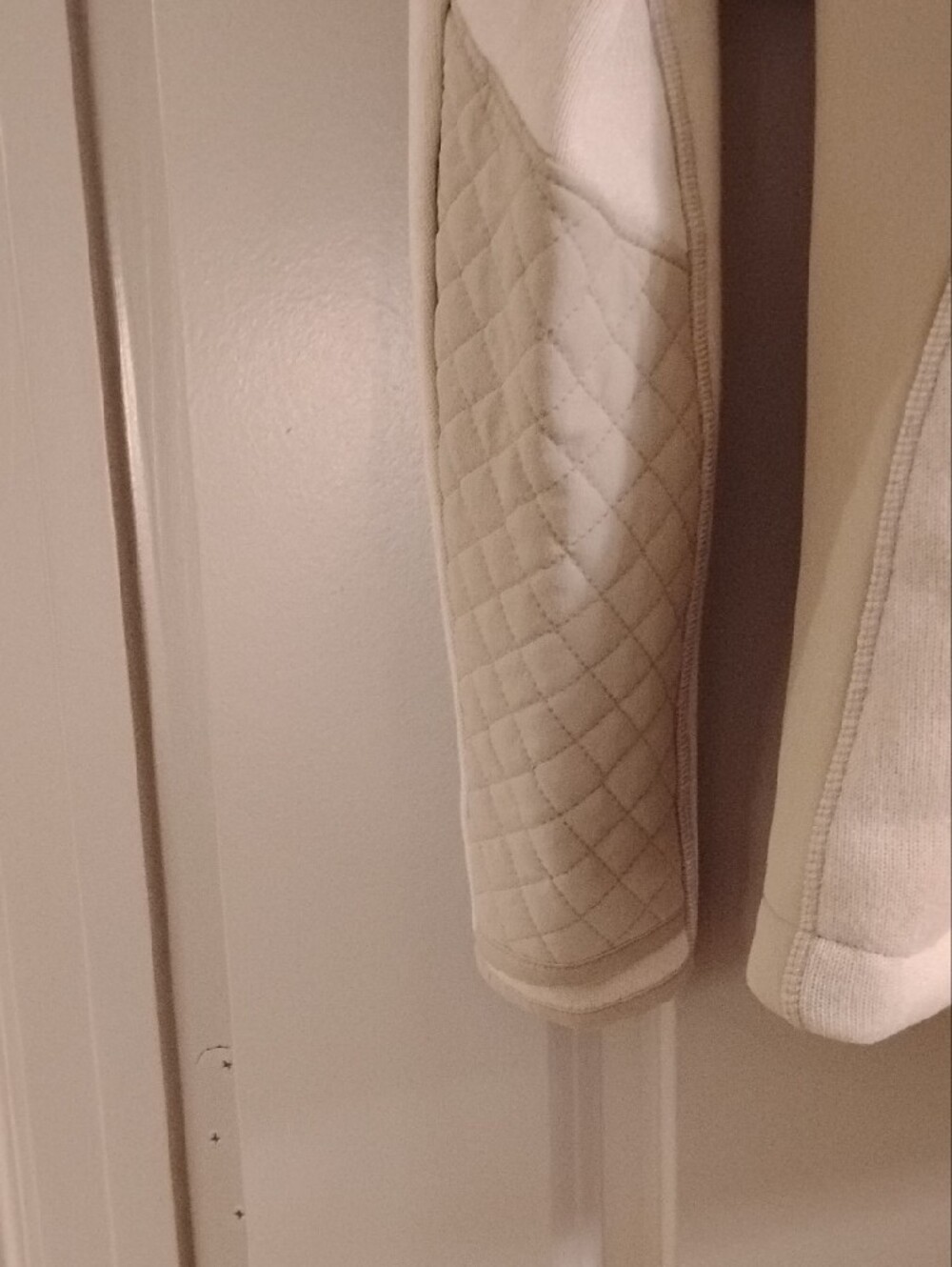 Athleta Cream Quilted-Accent Utility Jacket - Picture 7 of 7